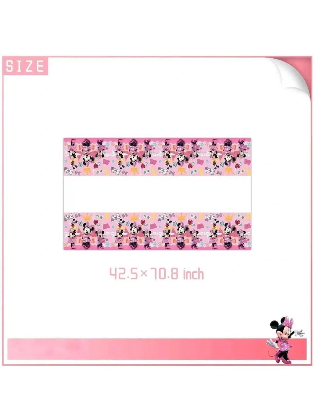 Minnie Mouse Pink Birthday Party Supplies Set - 62-Piece